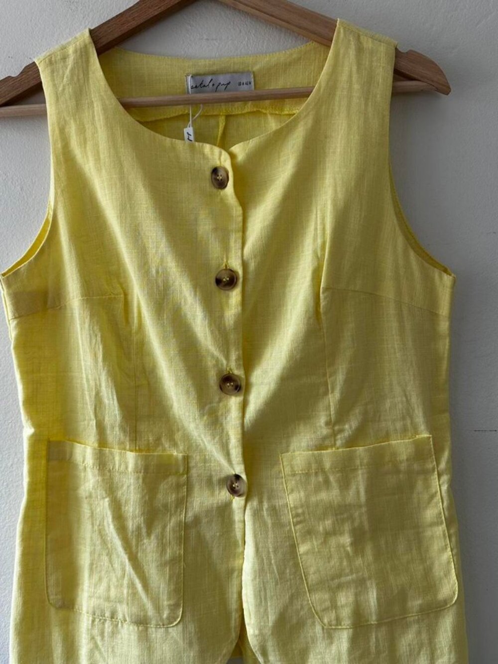 Petal & Pup Women's Yellow Gilet